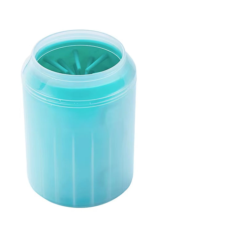 Dog Paw Cleaner Cup Soft Silicone Combs Portable Outdoor Pet Foot Washer Paw Clean Brush Quickly Wash Foot Cleaning Bucket