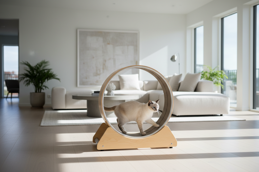 How to Train Your Cat to Use an Exercise Wheel